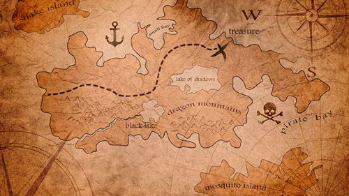 пиратская карта