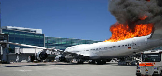 взрыв самолёта