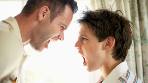 ссора с неродным отцом