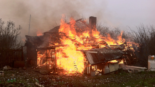 сонник дом сгорел
