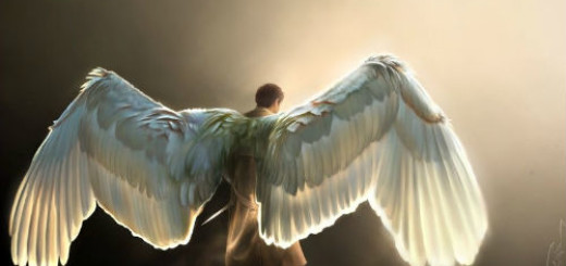 ангел с крыльями