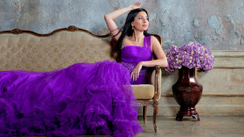 фиолетовое платье во сне