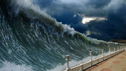 волны цунами